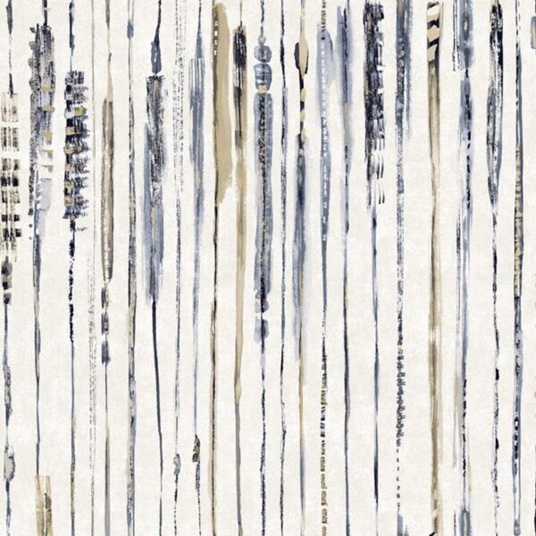 Indigo Stripe Metallic